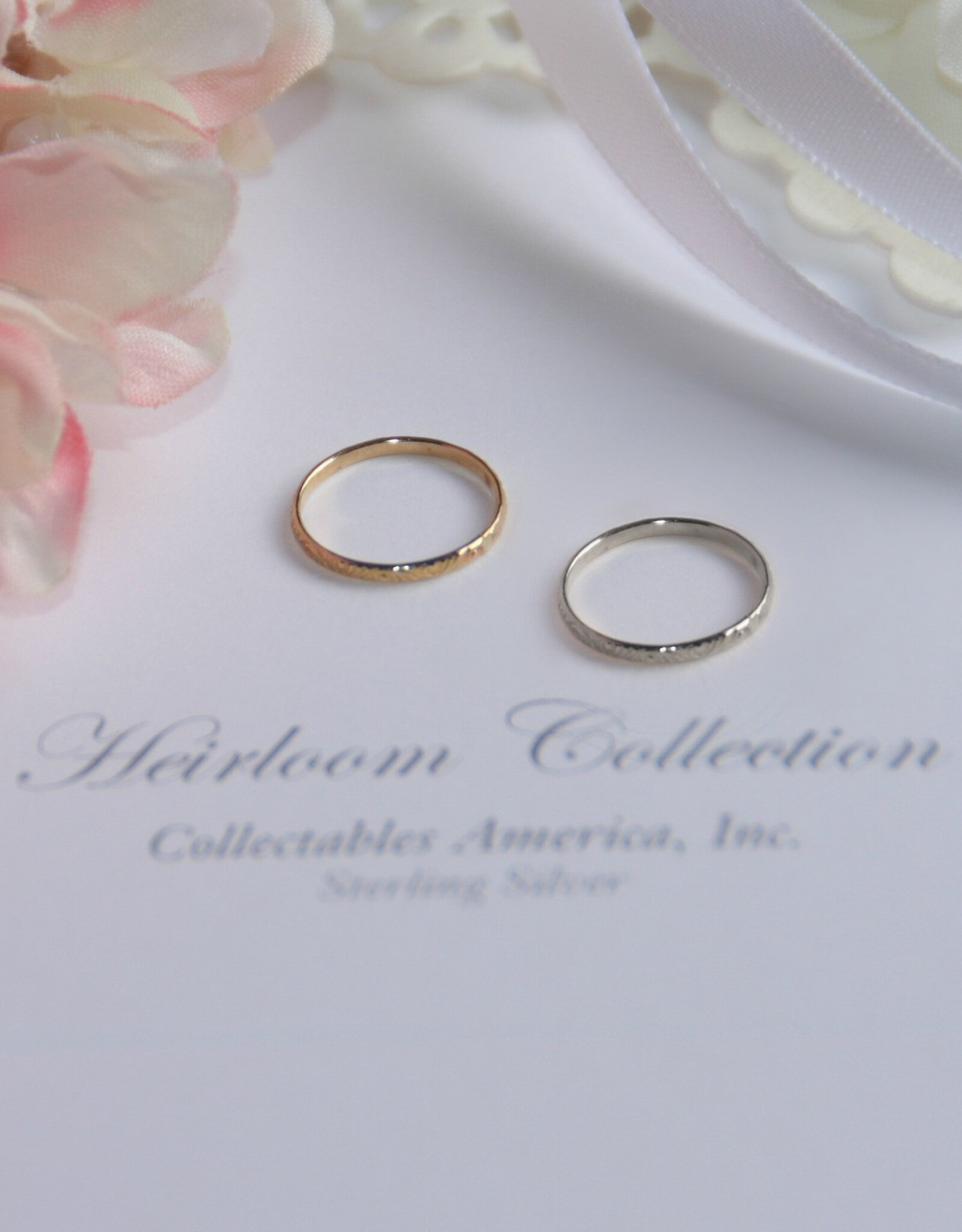 Collectables BA-6 14k white gf first ring