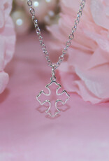 Collectables CJ-562 Open Cross Necklace