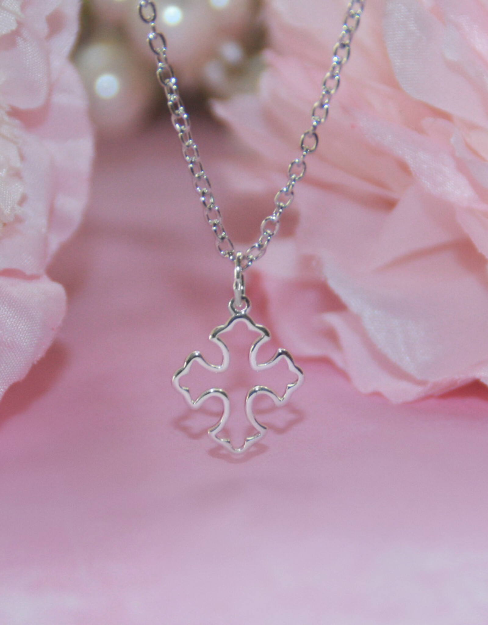 Collectables CJ-562 Open Cross Necklace