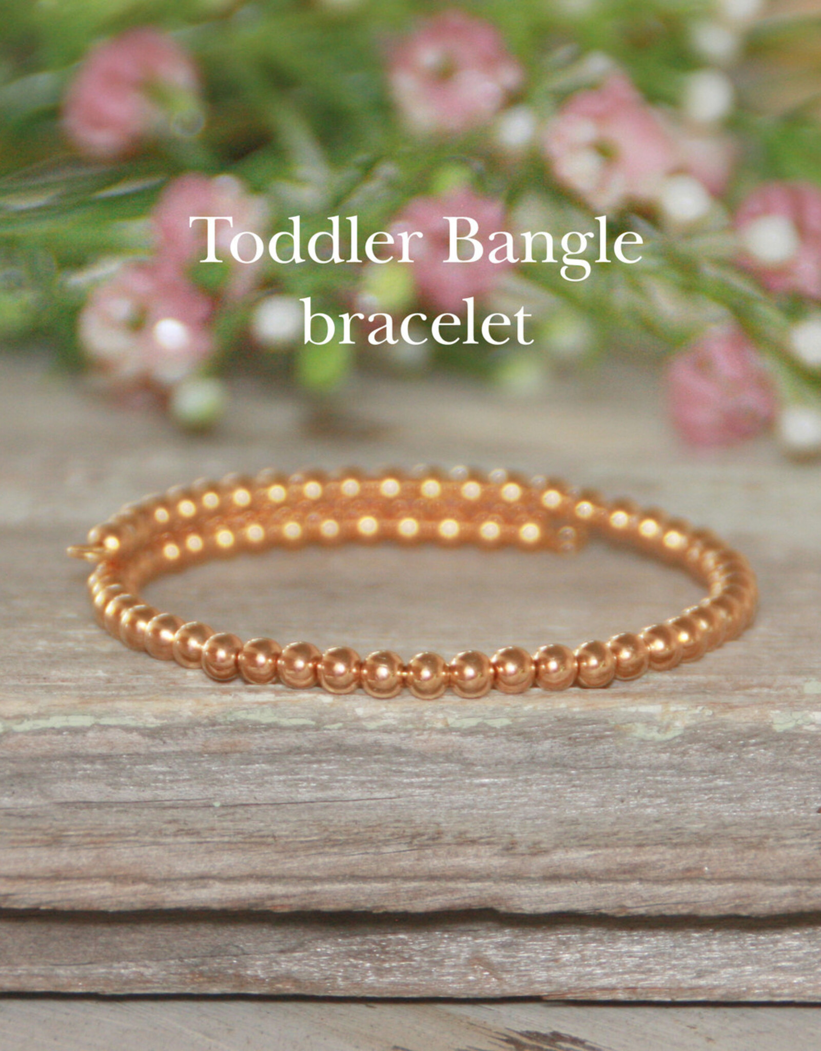 Collectables BAN-24G Toddler Gold Bead Bracelet