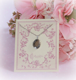 Collectables Rhodium Oval Locket