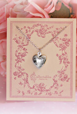 Collectables RH-14 Rhodium Heart Locket