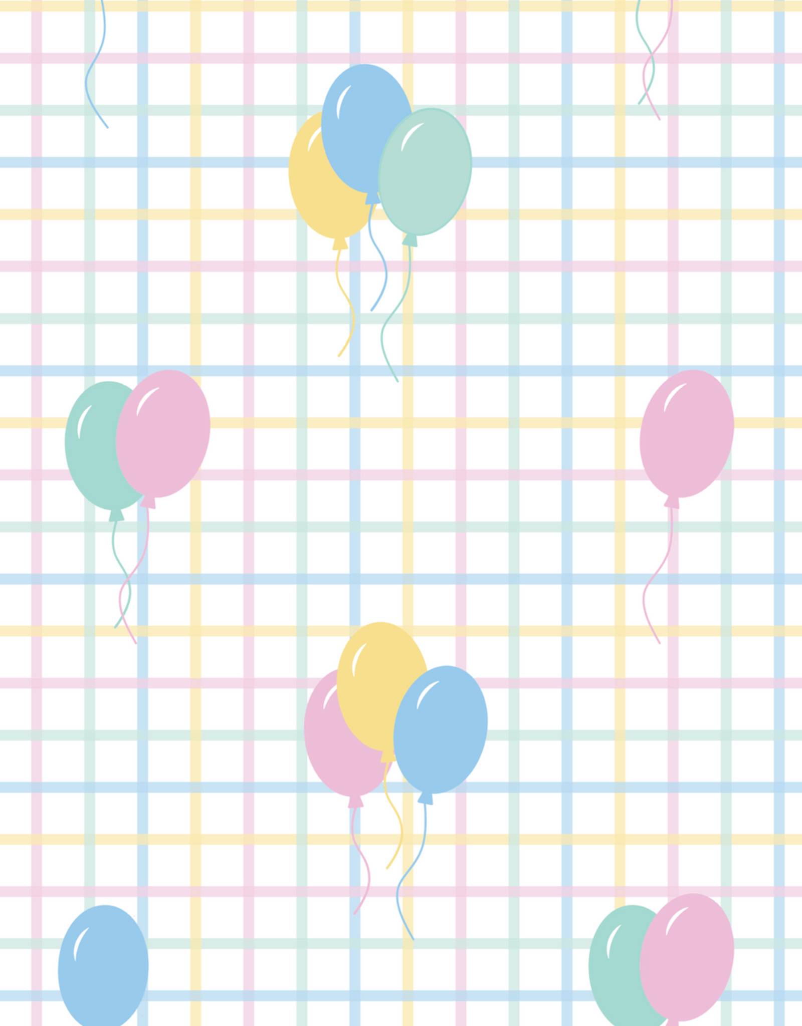 Lullaby Set Charleston Bubble Party Time Balloon Plaid