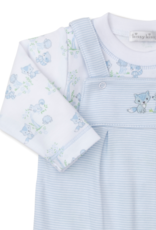 Kissy Kissy Forest Fun Overall Set Blue