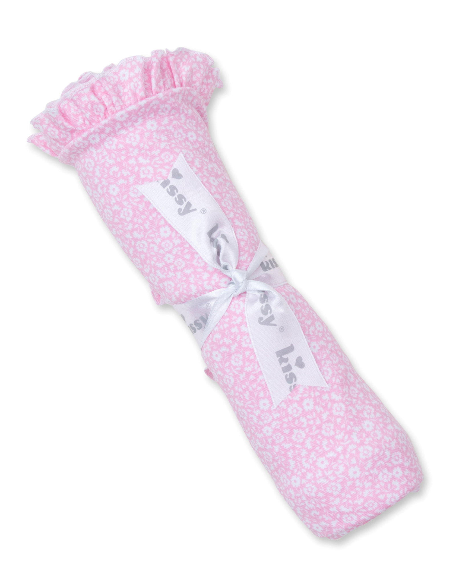 Kissy Kissy Fall Flower Patch Blanket Pink