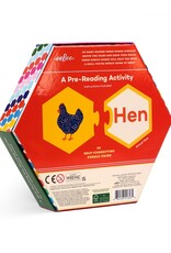 Eeboo Simple Words Hexagon Puzzle Pairs