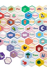 Eeboo Simple Words Hexagon Puzzle Pairs