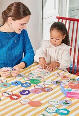 Eeboo Simple Words Hexagon Puzzle Pairs
