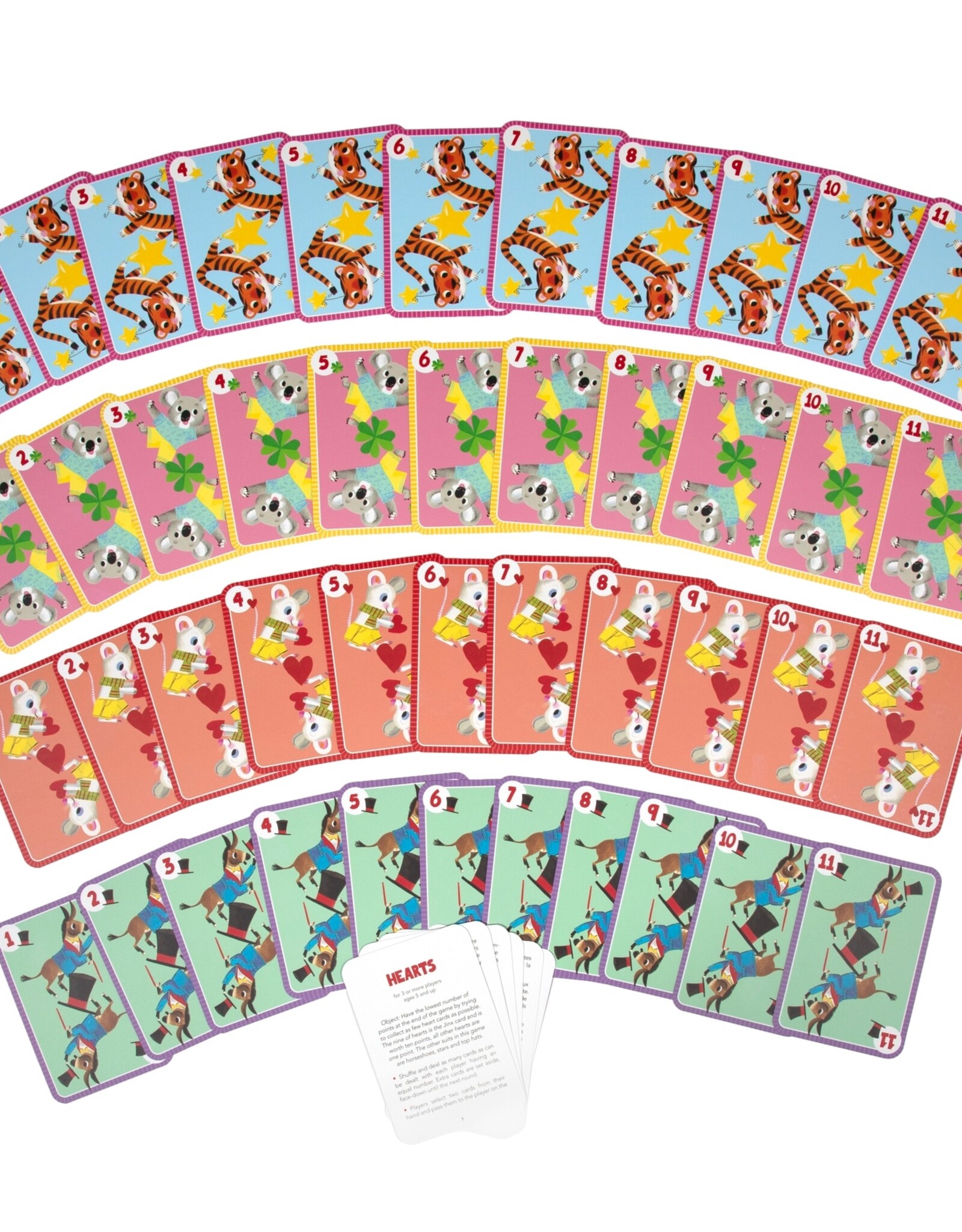 Eeboo Hearts Playing Cards