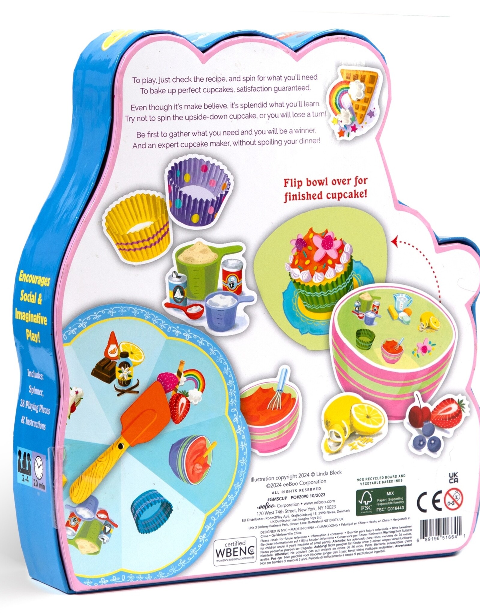 Eeboo Cupcake Spinner Game