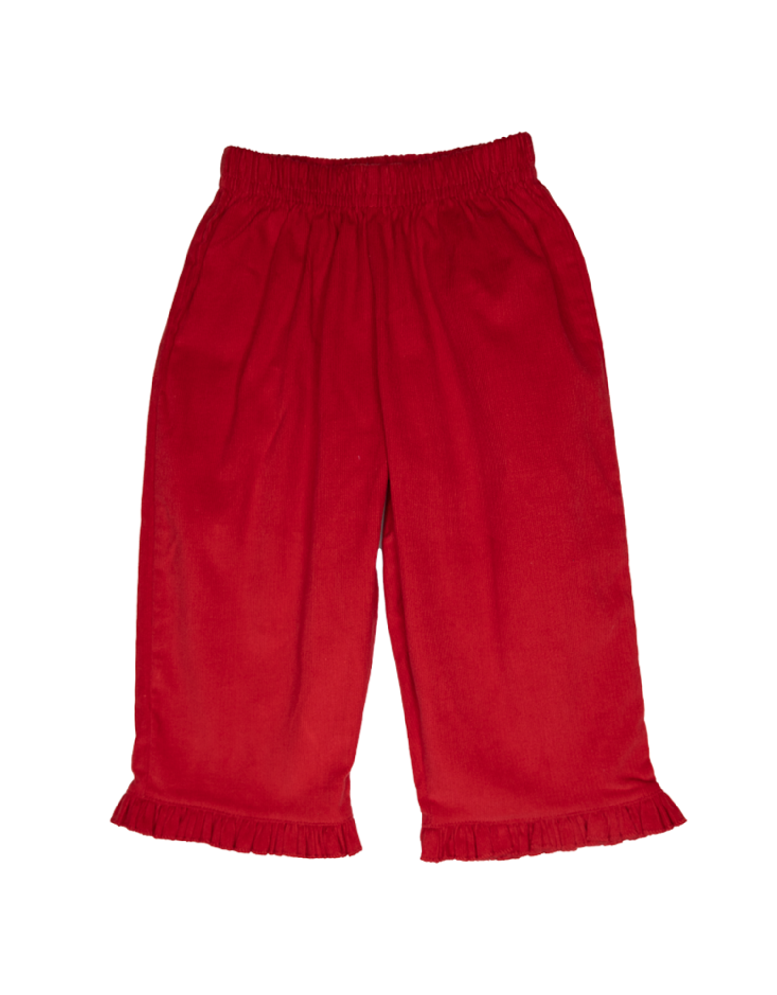Luigi BP002 Corduroy Ruffle Pant Red