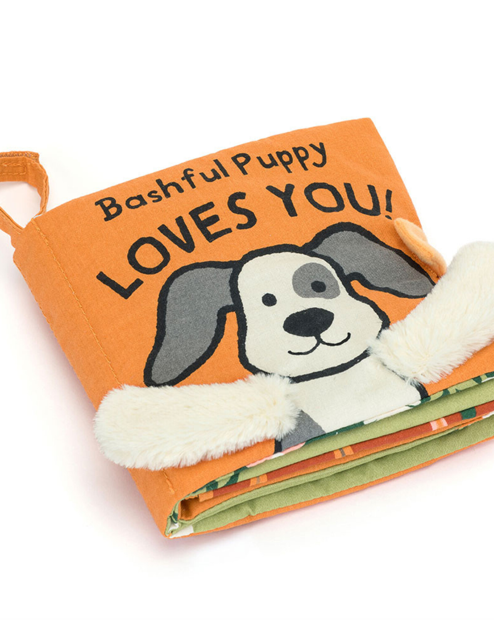 Jellycat Bashful Puppy Loves You book