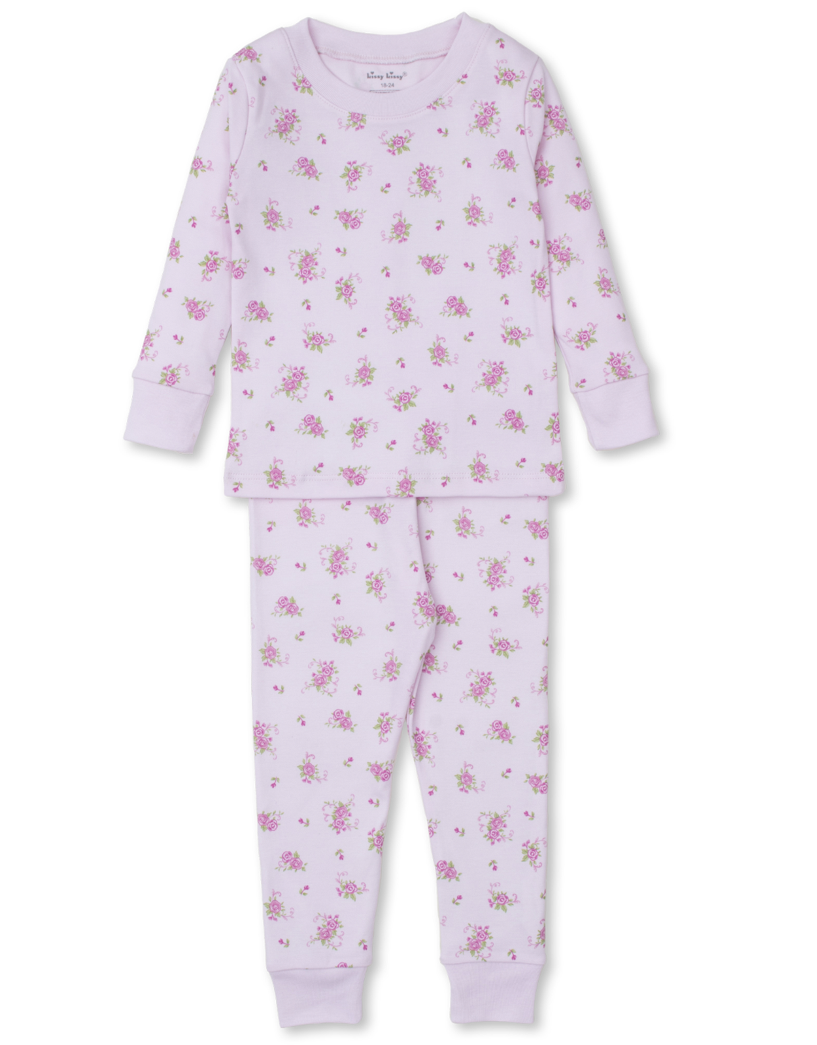 Kissy Kissy Pink Rose Scrolls 2pc PJ