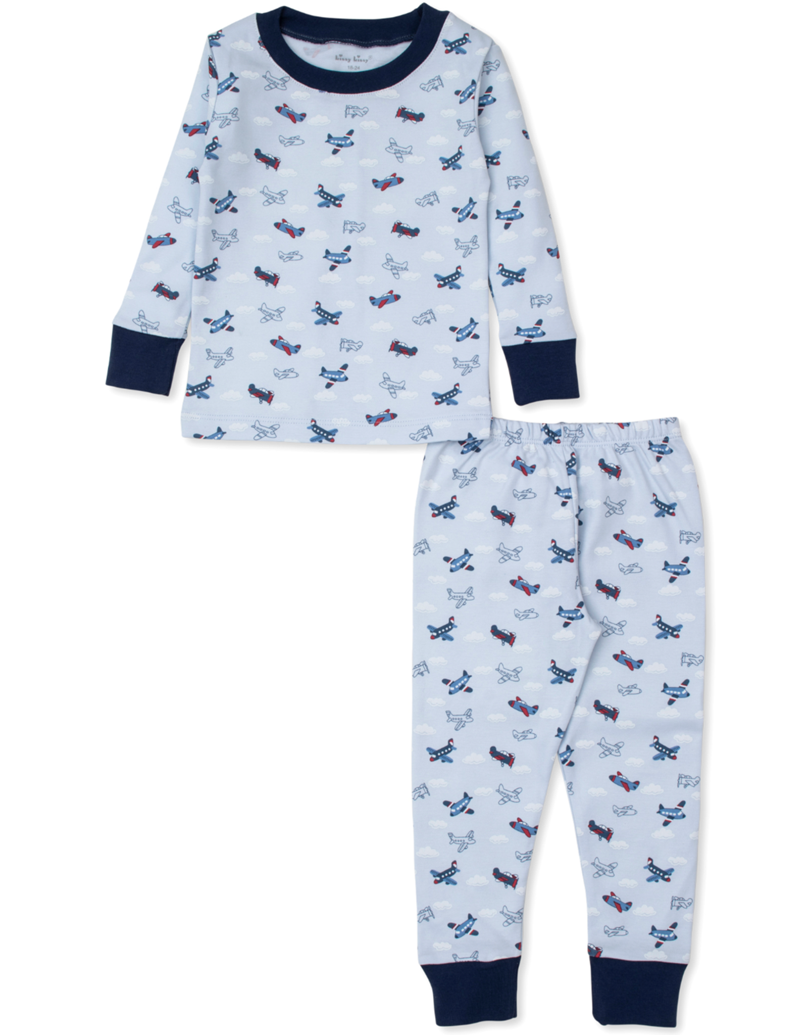 Kissy Kissy Sky High Planes 2pc PJ
