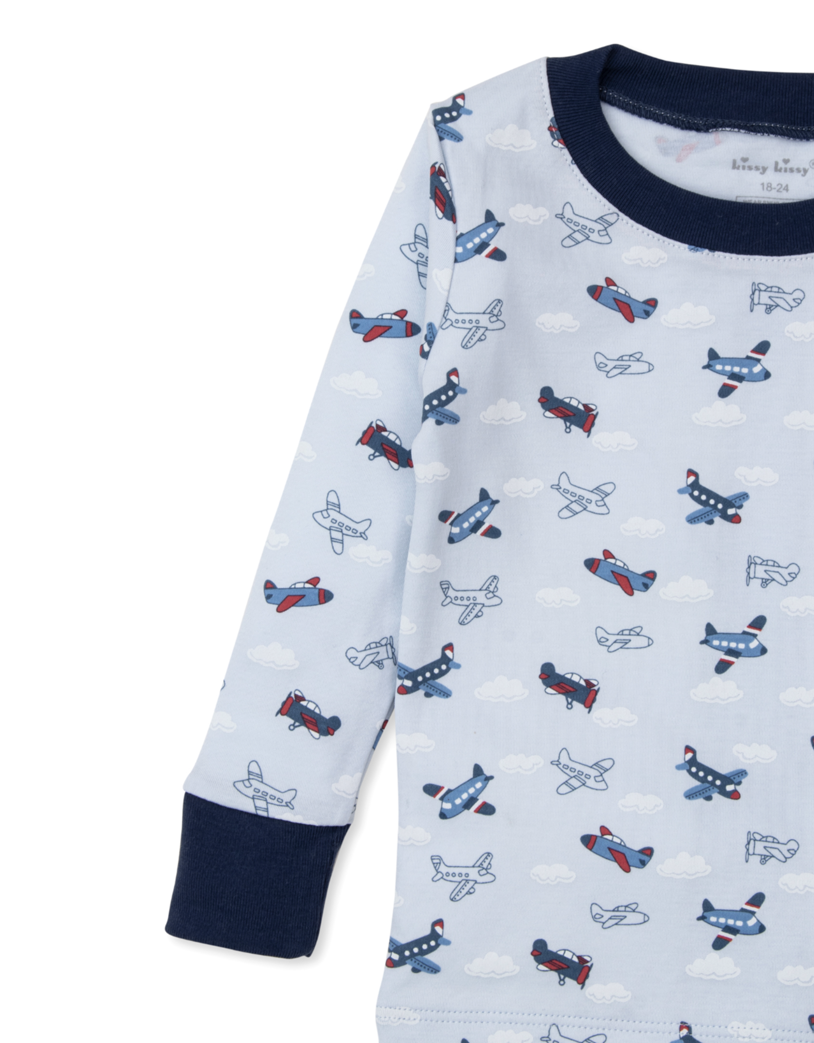 Kissy Kissy Sky High Planes 2pc PJ