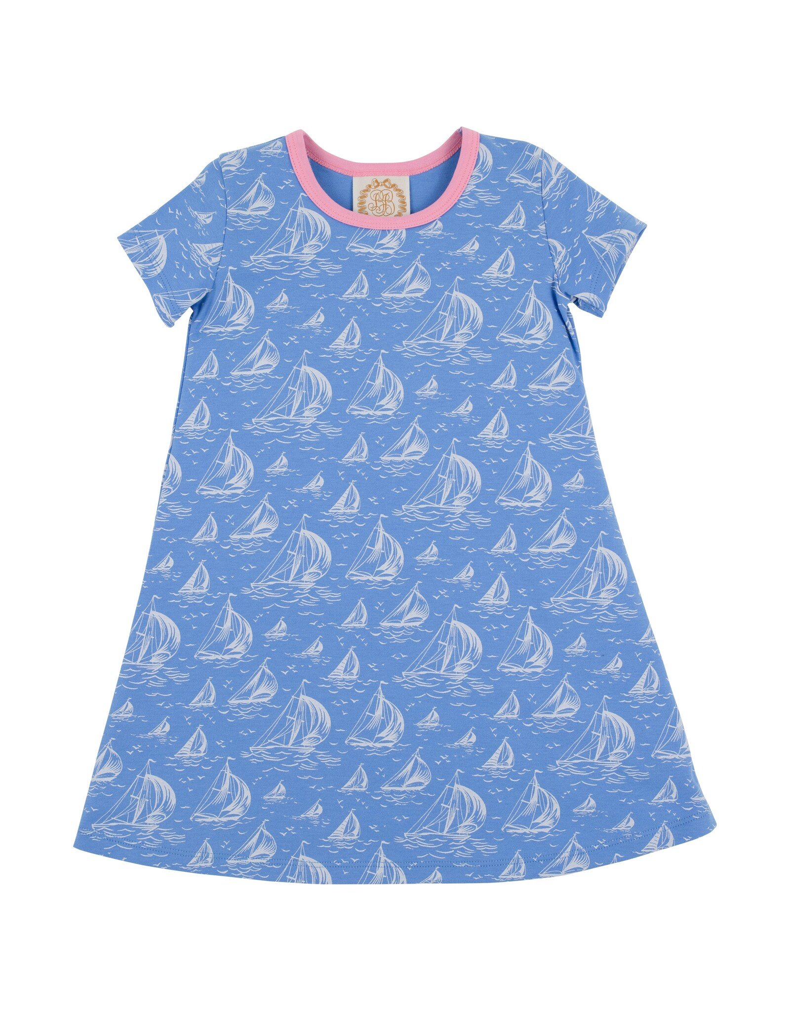 TBBC SS Polly Play Dress St Simon Sailboats