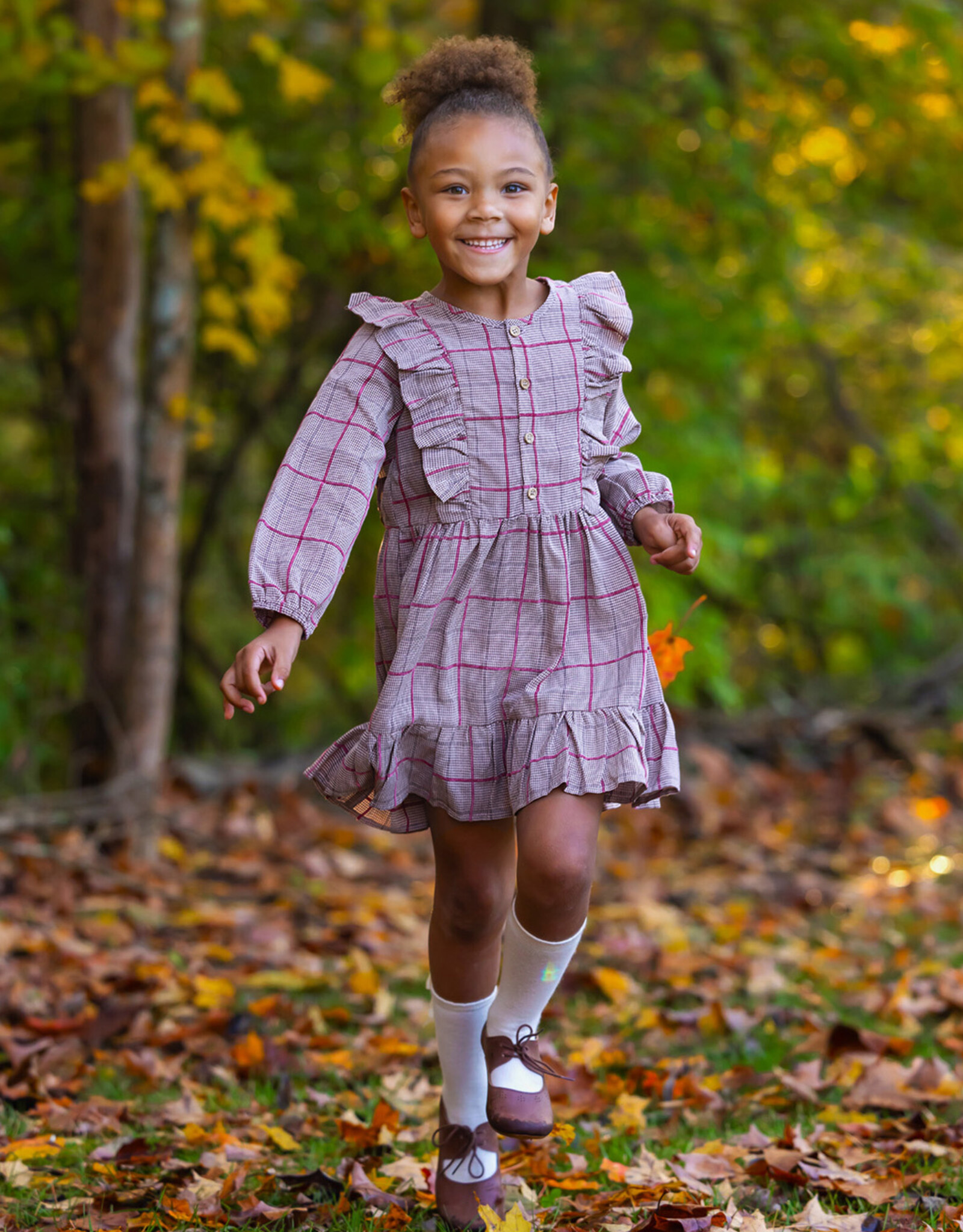 Mabel and Honey 6889BN Brown Hazel Dress
