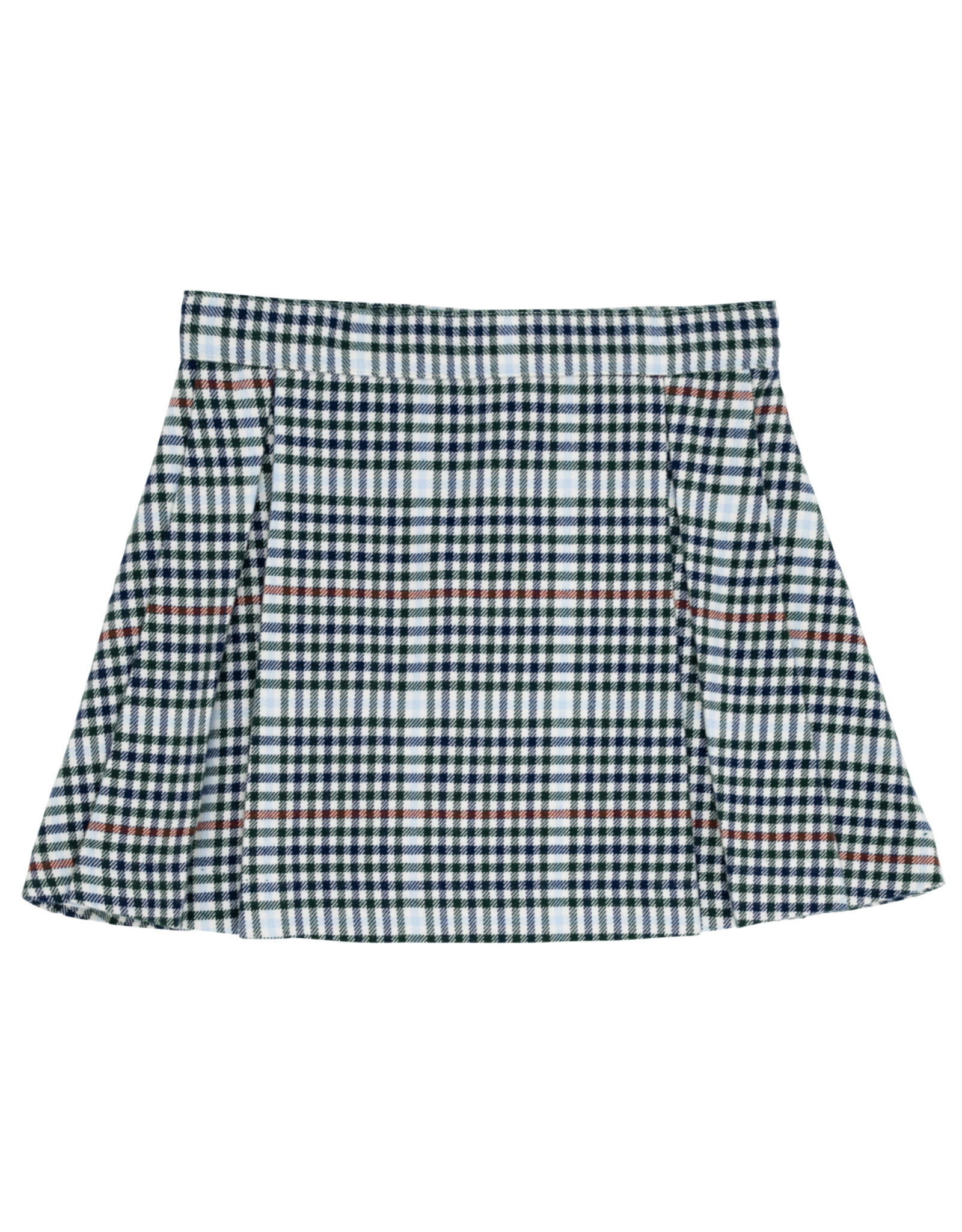 TBBC Parson Pleated Skirt Highgate Houndstooth