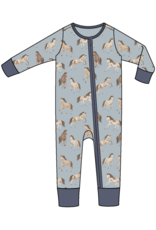 Angel Dear ADF24 2 Way Zipper Romper Horses