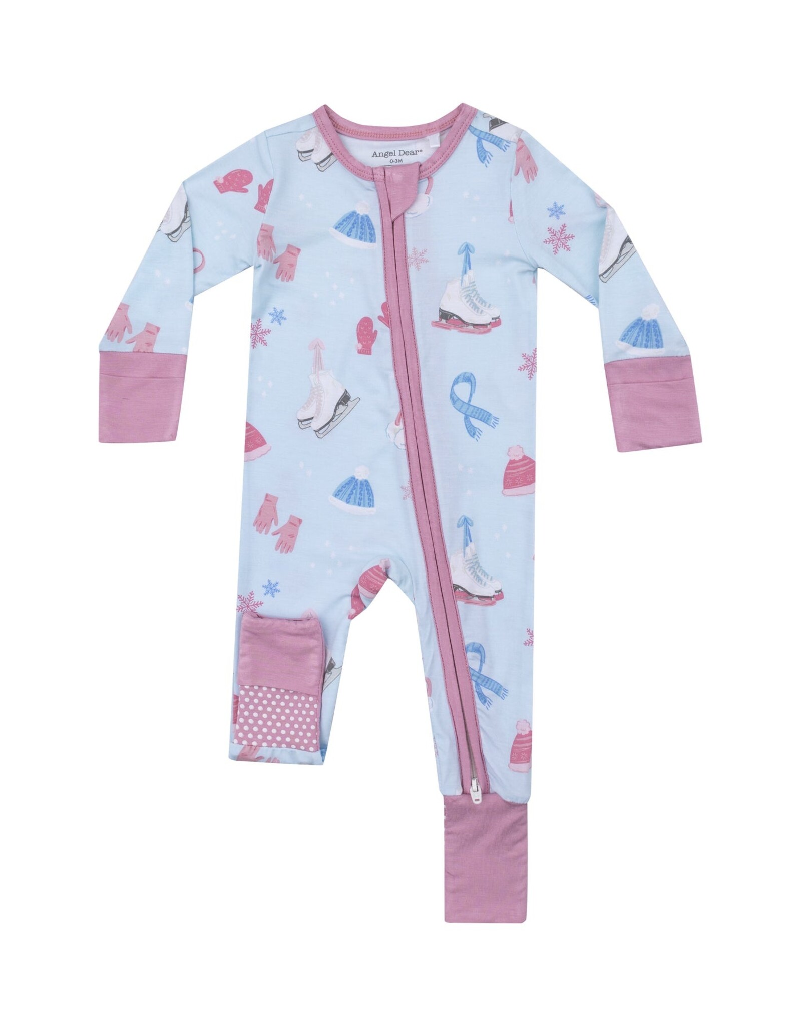 Angel Dear ADF24 2 Way Zipper Romper Ice Skating