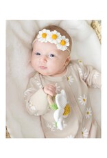 Stephan Baby Pink Daisy Rattle