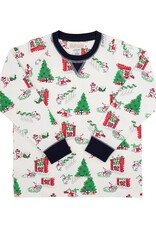 TBBC Cassidy Crewneck Classic Christmas Navy