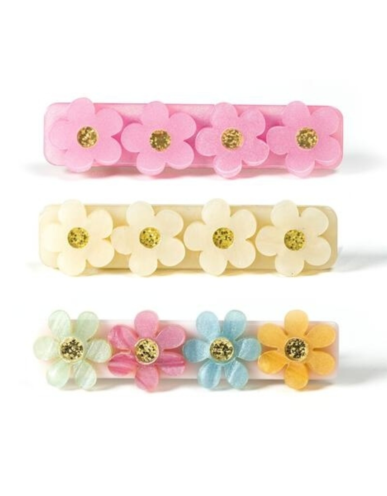 Lilies & Roses LR 3 pack Alligator Clips Flowers AC015BS-23N