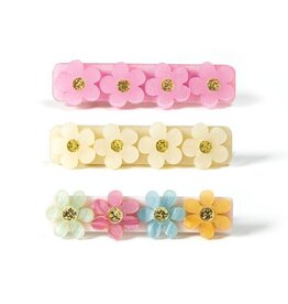 Lilies & Roses 3 pack Alligator Clips Flowers