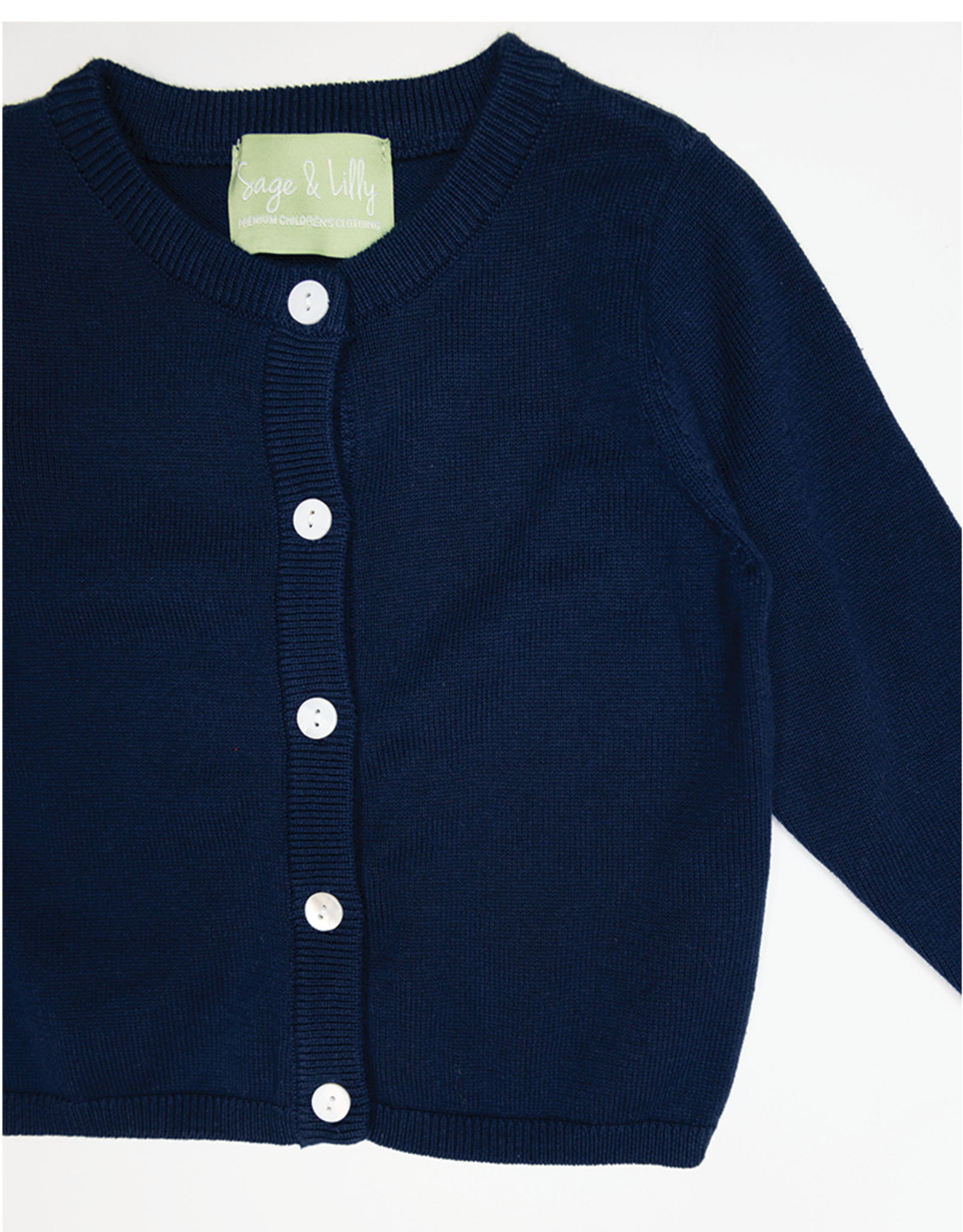 Sage & Lilly 8625 Navy Cardigan Sweater