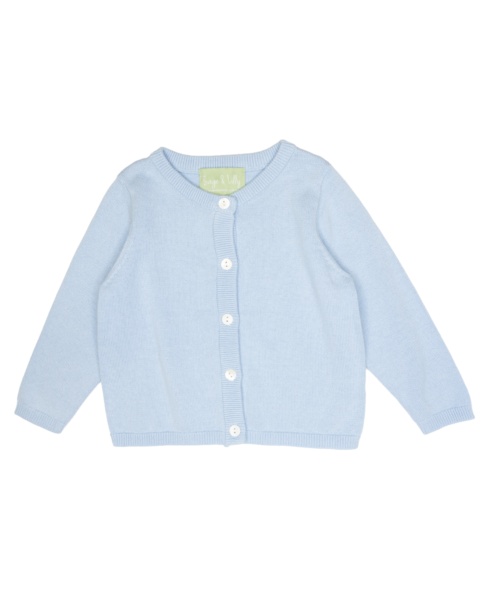 Sage & Lilly 8627 Light Blue Cardigan Sweater