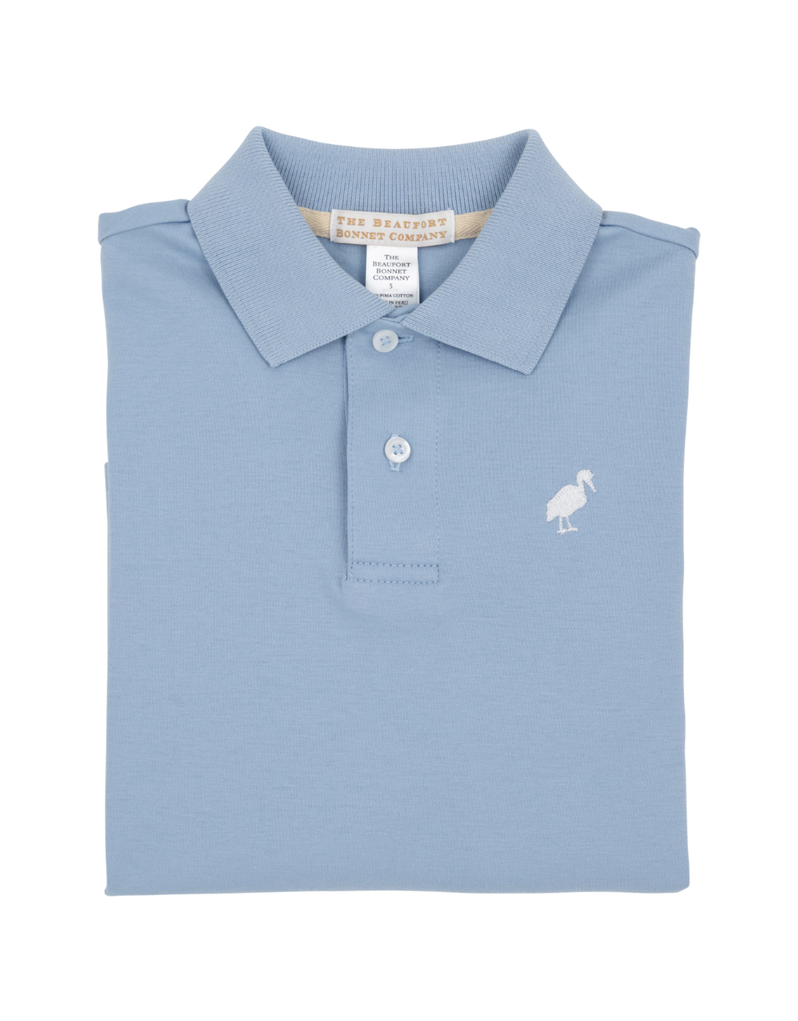 TBBC LS Prim Proper Polo Barrington Blue/Whiterth