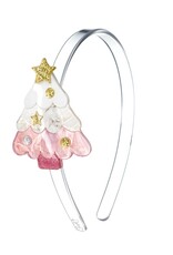 Lilies & Roses LR Headband Christmas Tree Pink Pearl H245-3Q