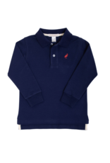 TBBC LS Prim Proper Polo Nantucket Navy/Red