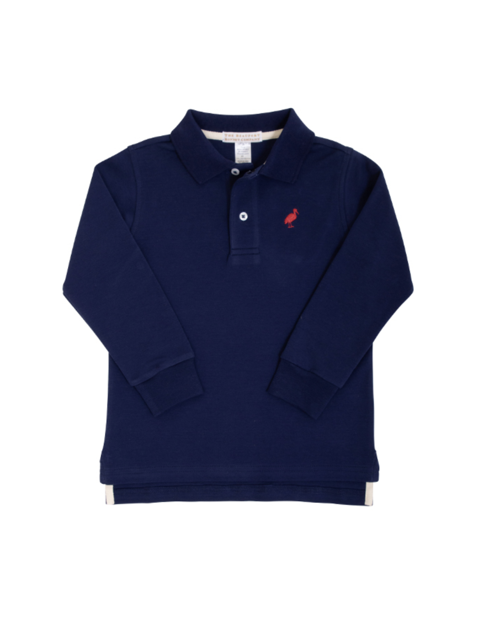 TBBC LS Prim Proper Polo Nantucket Navy/Red