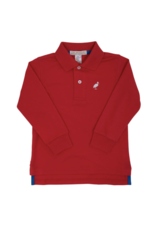 TBBC LS Prim Proper Polo Richmond Red/White