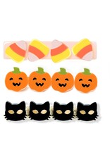 Lilies & Roses LR Alligator Clips Candy Corn & Pumpkins AC234A-231C