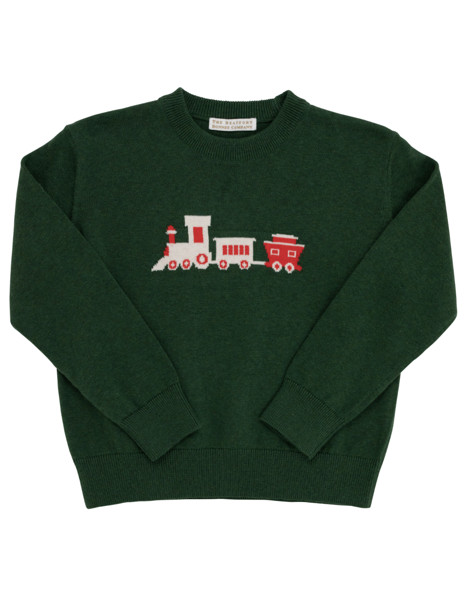 TBBC Isaacs Intarsia Sweater Grier Green Train