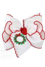Beyond Creations ECKE Embroidered Wreath Bow