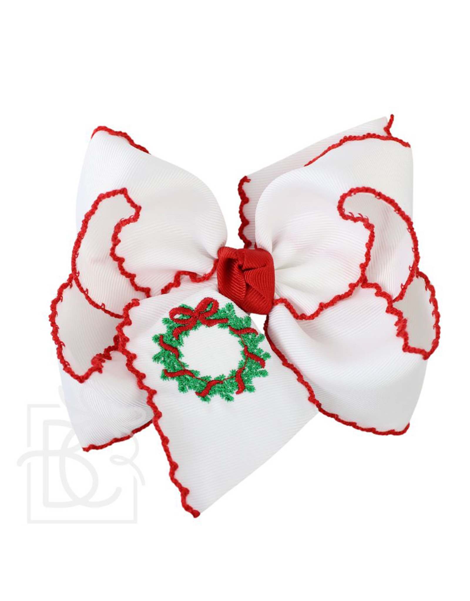 Beyond Creations ECKE Embroidered Wreath Bow