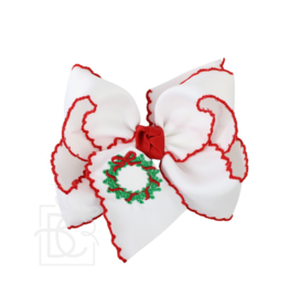 Beyond Creations Embroidered Wreath Bow