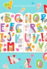 The Piggy Story Dry Erase Coloring Book w/Stickers Animal ABC