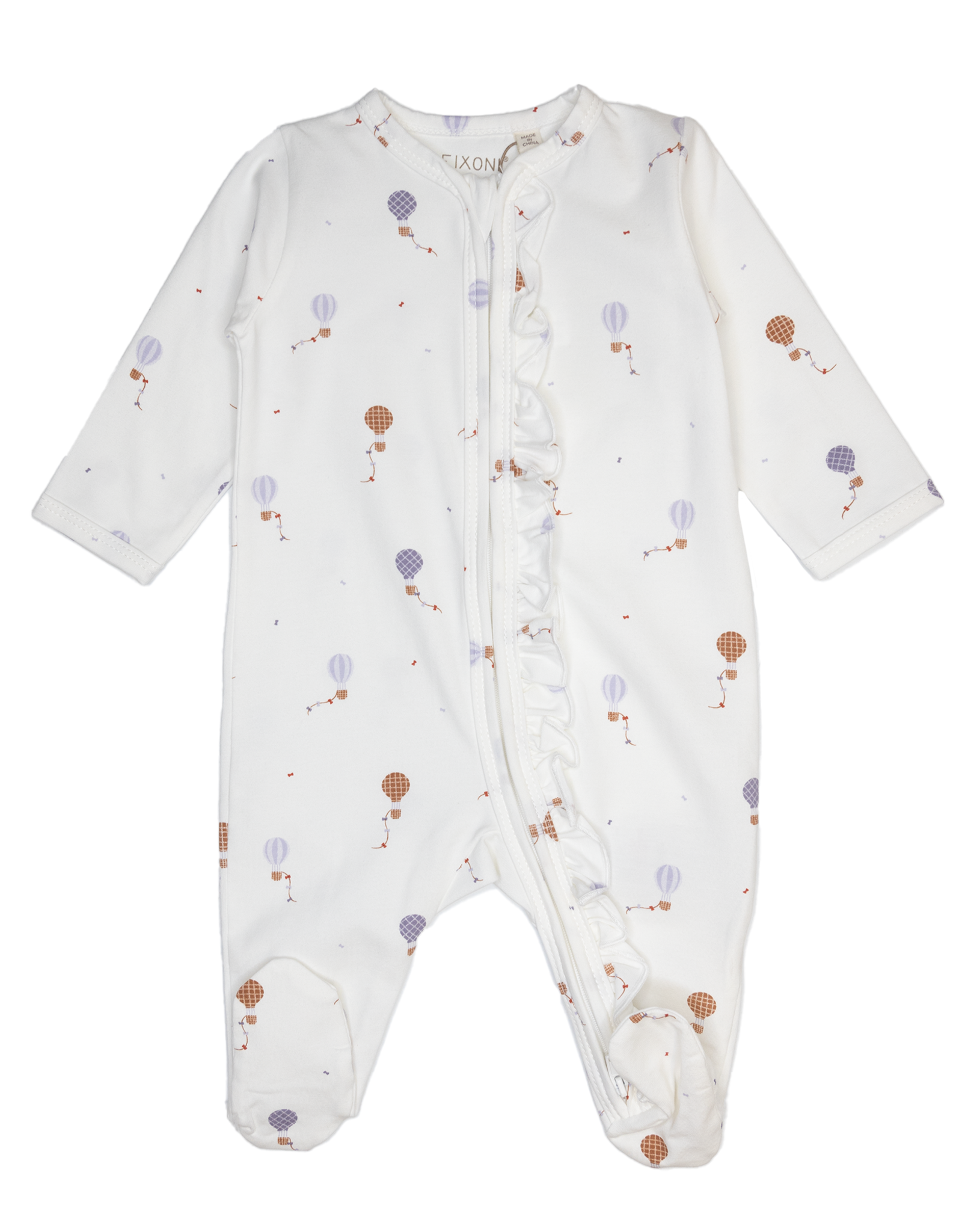Fixoni 422707 Hot Air Balloon Footie Lavender
