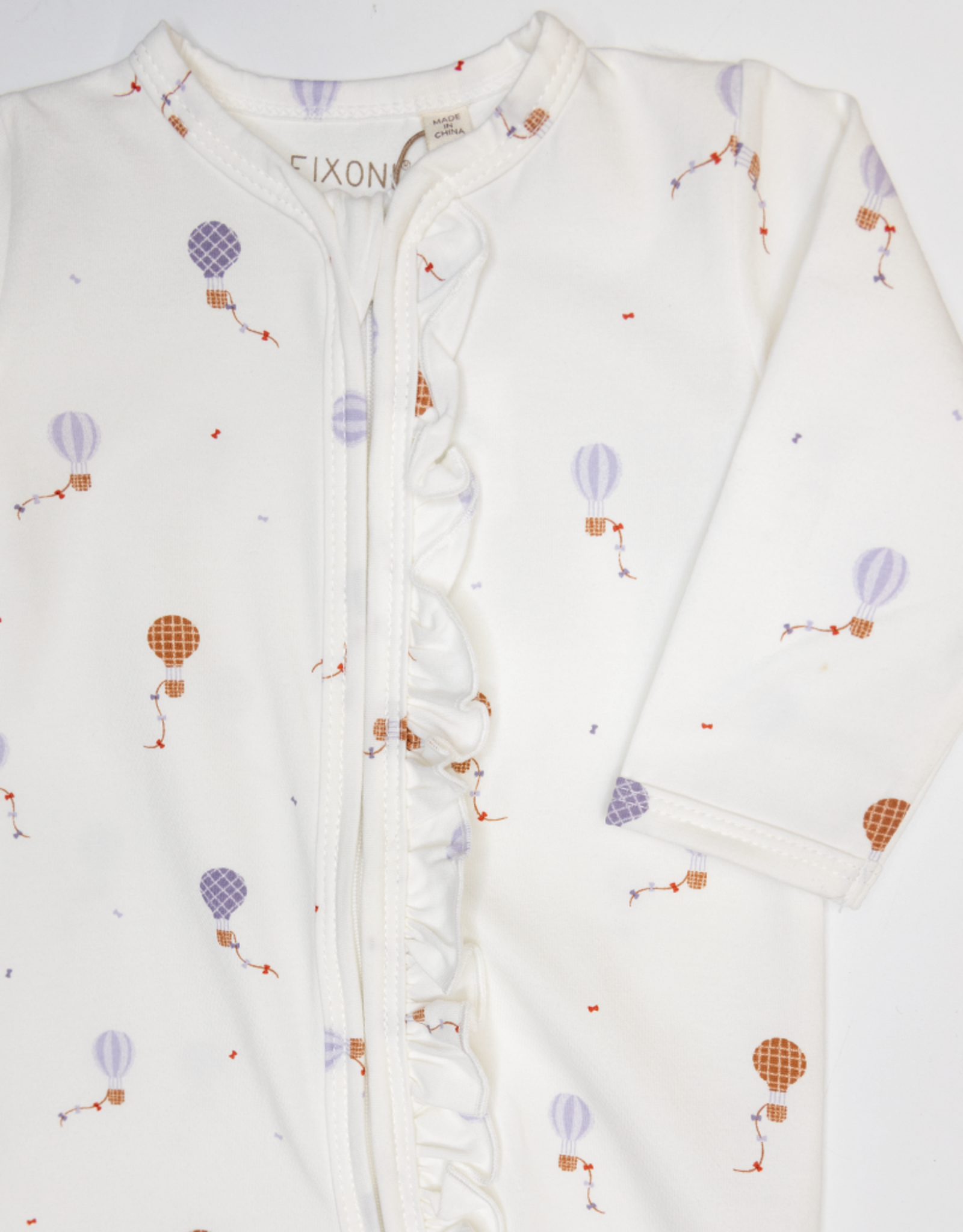 Fixoni 422707 Hot Air Balloon Footie Lavender