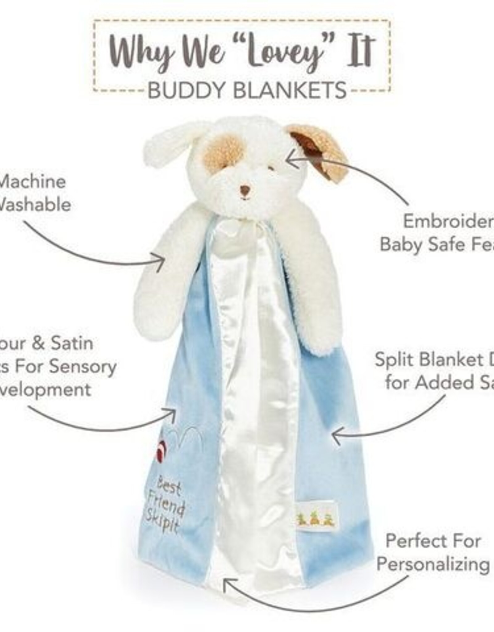 Bunnies By The Bay 100015 Skipit Buddy Blanket