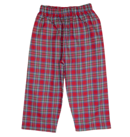 True Red Plaid Pant