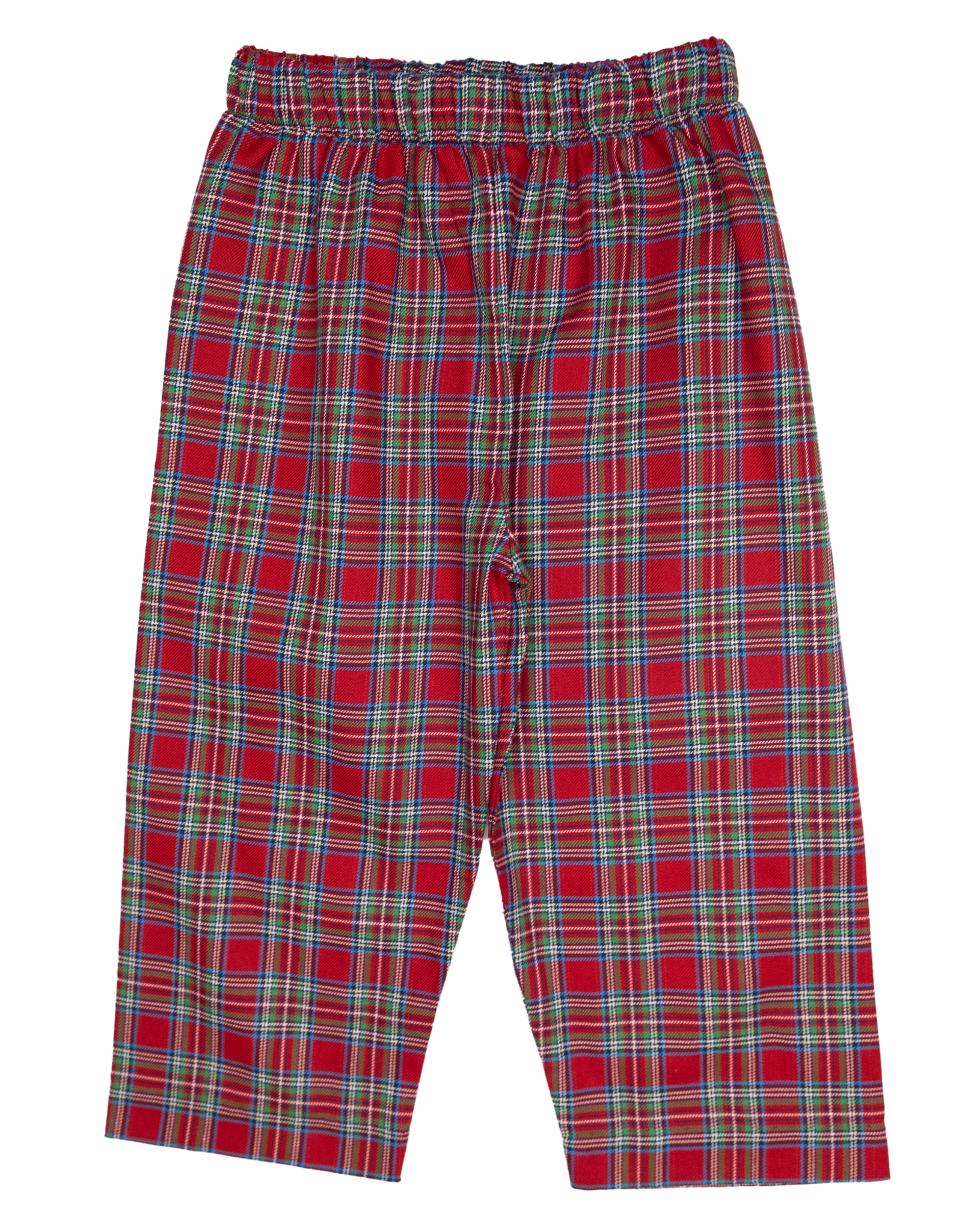 Delaney 26 Boy 2pc Red Plaid Pant Set