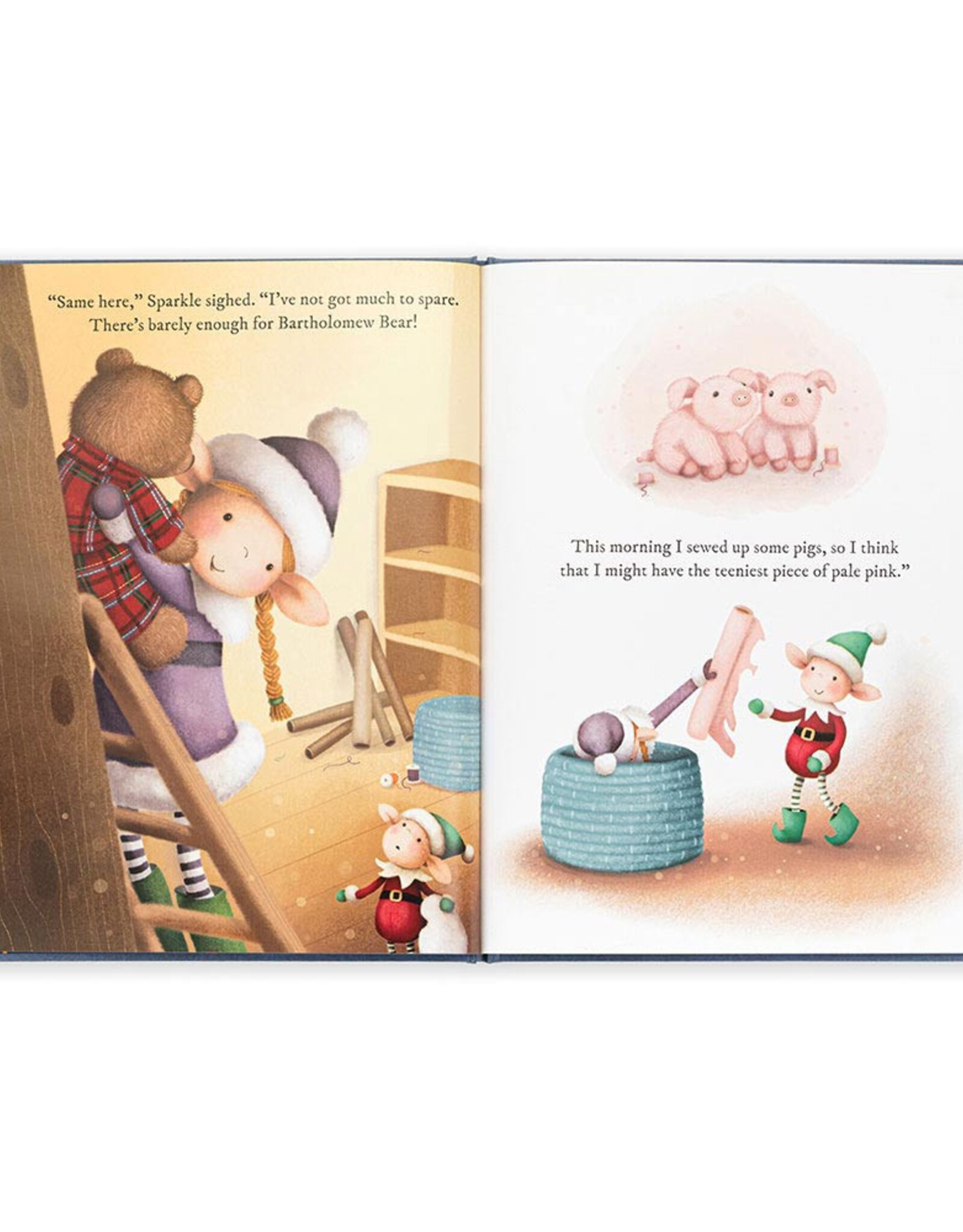 Jellycat Eldo Elf and the Patchwork Bashful Bunny book