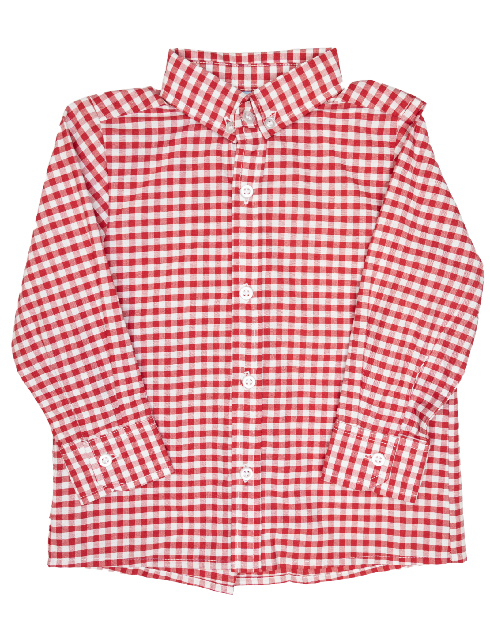 Charming Little One GQ1283 Red Check Michael Shirt