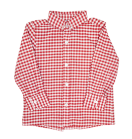 Charming Little One Red Check Michael Shirt