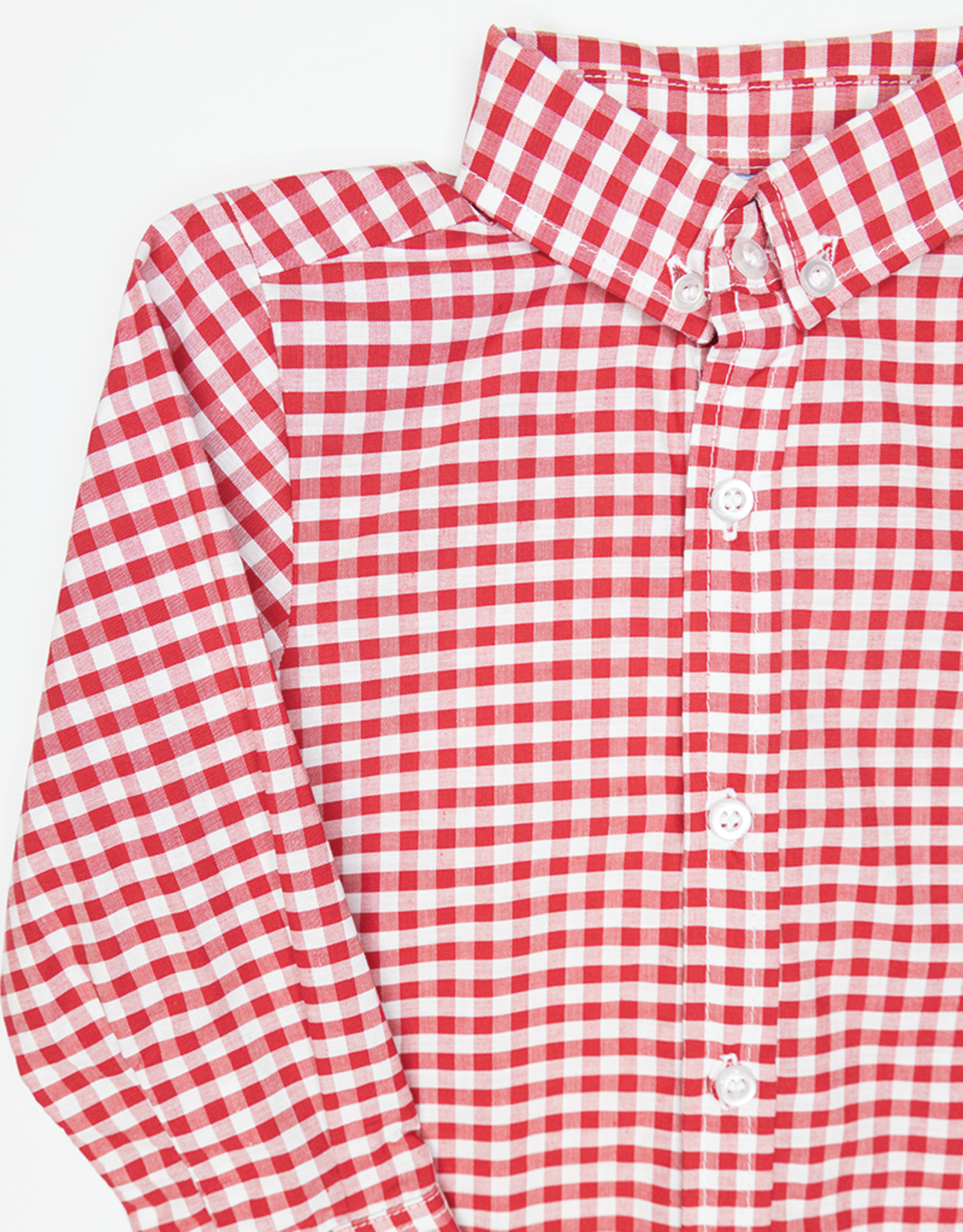 Charming Little One GQ1283 Red Check Michael Shirt